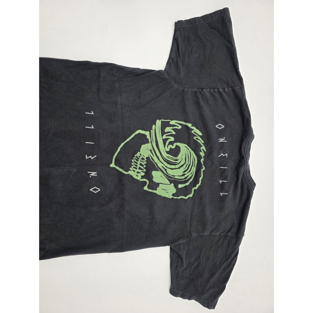 ONeill Black Skull Wave Graphic T Shirt Modern Fit Mens Small - Picture 12 of 13